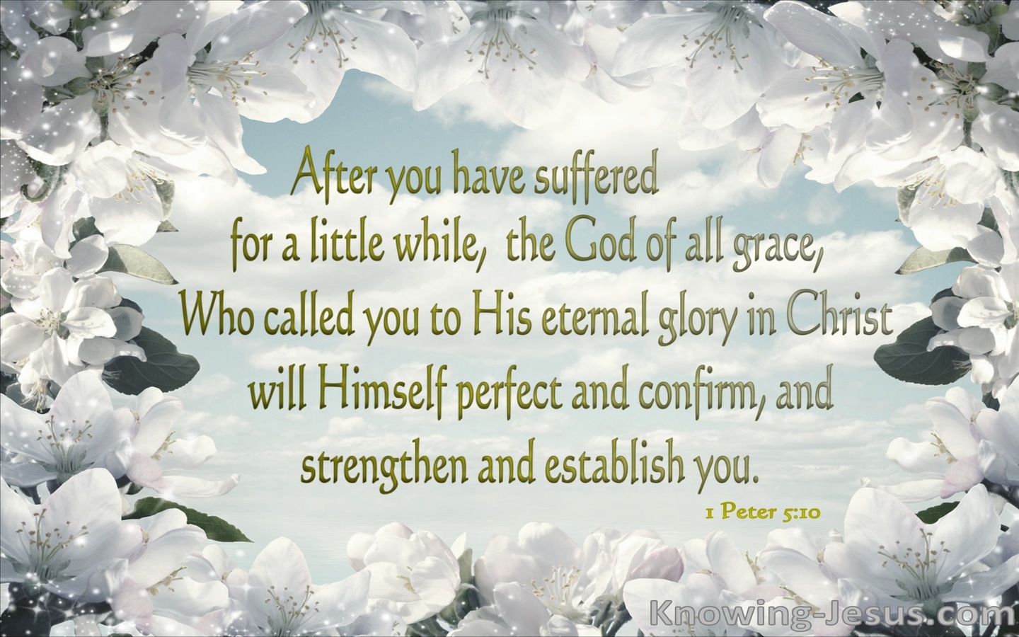 1 Peter 5:10 After You Have Suffered For A Little While (gray)